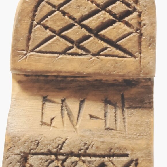 Vintage Hand Carved Wooden Boot Shoe Figurine Miniature Rustic Lodge Cabin Decor - Picture 8 of 9